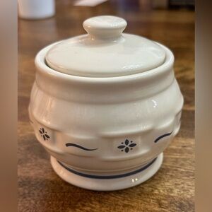 Longaberger Woven Traditions, Classic Blue Sugar Bowl
